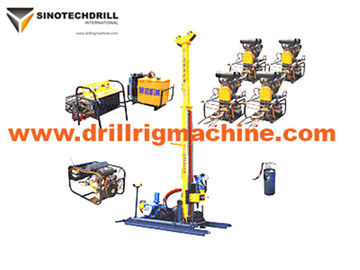 Voller hydraulischer Mann - Handbohrmaschine Anlage mit U-/mindrehzahlbereich 50 KN-Tragfähigkeit 0 - 900